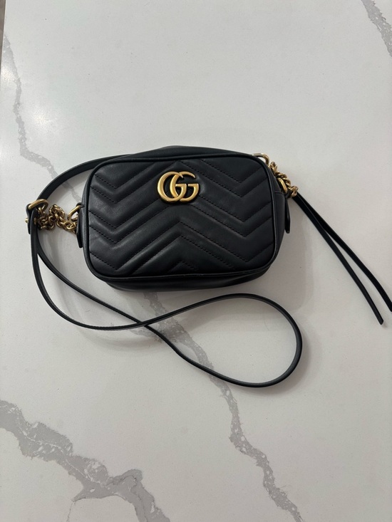 Gucci Handbags - Gucci Marmont camera bag small